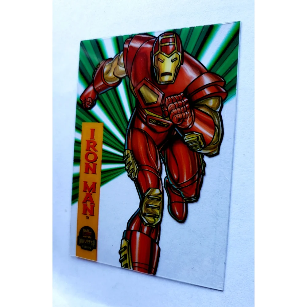 1994 Fleer Marvel Universe IRON MAN Suspended Animation Insert Card #4/10